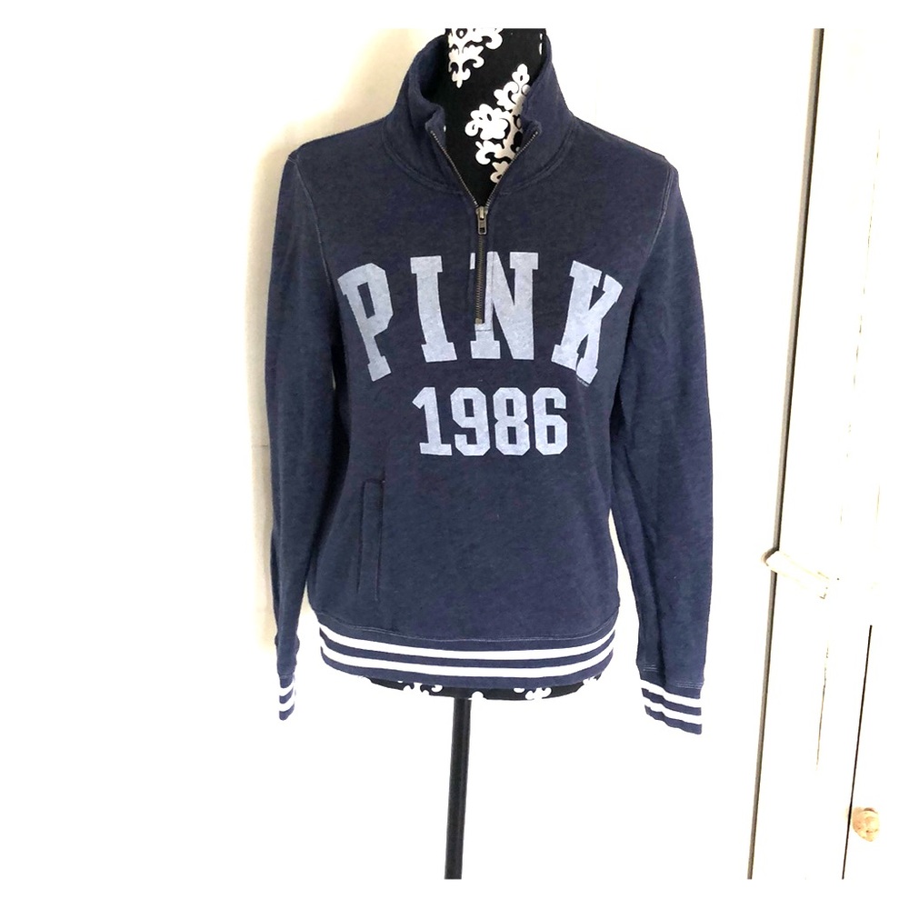 Half zip PINK sweatshirt